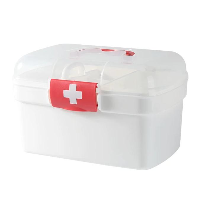 Medicijn EHBO Doos - Kist Box - Opbergdoos - Koffer, Verzamelen, Overige Verzamelen, Verzenden