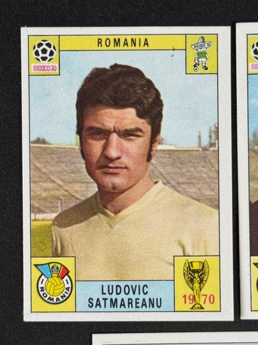 1970 Panini World Cup Mexico 70 - Romania: Satmareanu, Team,, Verzamelen, Stickers