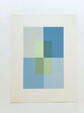 Josef Albers (1888-1976) - Interaction of Colors - XVII-3