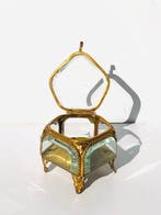 Boîte à bijoux - Coffret de mariée – verre taillé, montures, Antiquités & Art