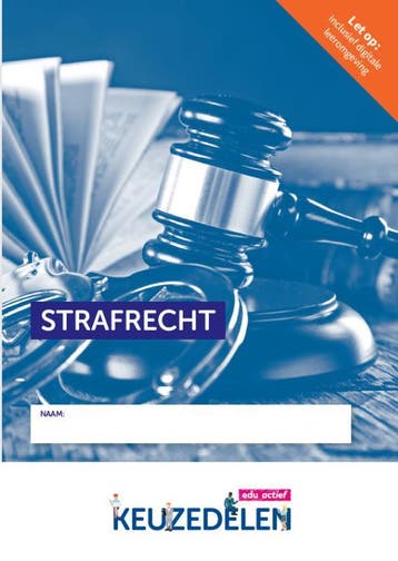 Keuzedeel Strafrecht | combipakket / Keuzedelen, Verzenden