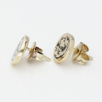 Boucles doreilles - 14 carats Or jaune, Nieuw