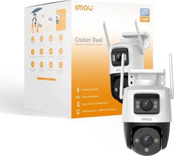 Imou Cruiser Dual 10MP Beveiligingscamera Voor Buiten - Wit, Audio, Tv en Foto, Overige Audio, Tv en Foto, Verzenden, Zo goed als nieuw