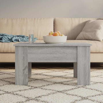 vidaXL Salontafel 79x49x41 cm bewerkt hout grijs sonoma, Verzenden, Nieuw