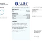 ALGT Gecertificeerd - Zeer Exclusieve Natuurlijke Aquamarijn, Verzamelen