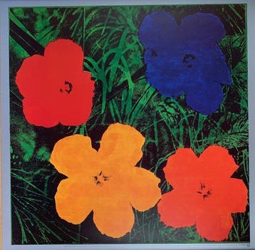 Andy Warhol, (after) - Flowers, 1964 - Iconic Pop Art Print