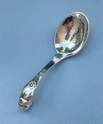 Evald Nielsen - Lepel - .830 zilver - Lepel in Jugendstil, Antiek en Kunst