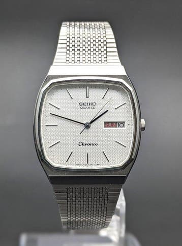 Seiko - Chronos Quartz - Textured Dial - Zonder minimumprijs