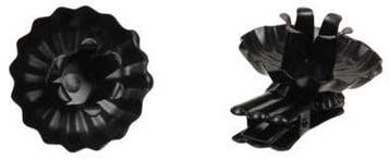 Kaarsjeshouder Clip Kerstboom Zwart Ø40 mm pak 10 stuks, Nieuw