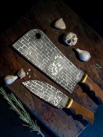 Hand-Forged with Old Steel, Japanese Style Knives from Elite