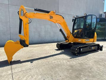 Veiling: Rupsgraafmachine JCB 8056 Diesel 2011, Ophalen