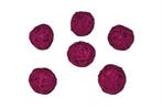 Rotan Stro Bal Fuchsia dia 4 cm 15 stuks, Nieuw