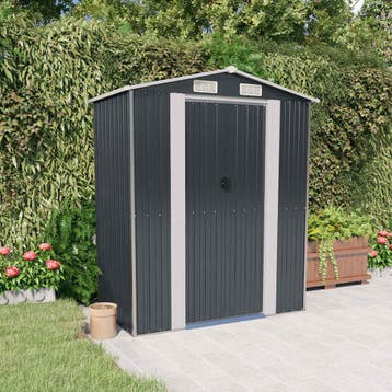 vidaXL Tuinschuur 192x108x223 cm gegalvaniseerd staal, Verzenden