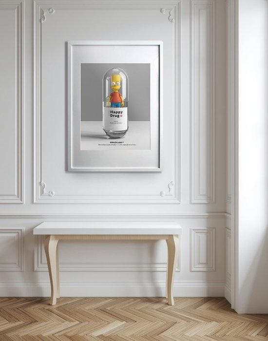 POPLEA - Poplea BART- HAPPY DRUG— (2000), Antiek en Kunst, Kunst | Schilderijen | Modern