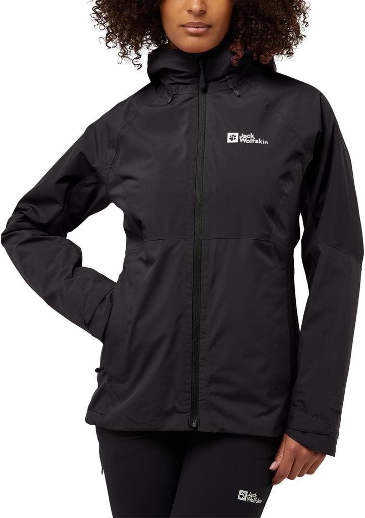 Jack Wolfskin 3-in-1 jas Zwart | Retour deal | -35% korting, Vêtements | Femmes, Vestes | Été, Envoi
