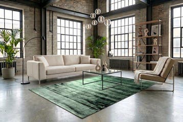 Luxe groene Gabbeh - Vloerkleed - 250 cm - 150 cm -