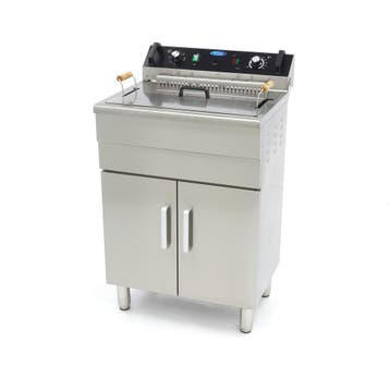 Frituurpan | 50–200°C | RVS | Ingebouwde tapkraan | 4.8kW, Verzenden