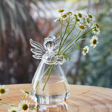 Engel Vaasje - Bloemvaasje - Klein voor 1 Bloem, Verzenden, Nieuw