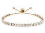 Gourmette - 18 carats Or jaune - 2.48ct. tw. Diamant