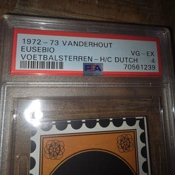 1972/73 Vanderhout 1972-73 Vanderhout Eusebio Graded card -
