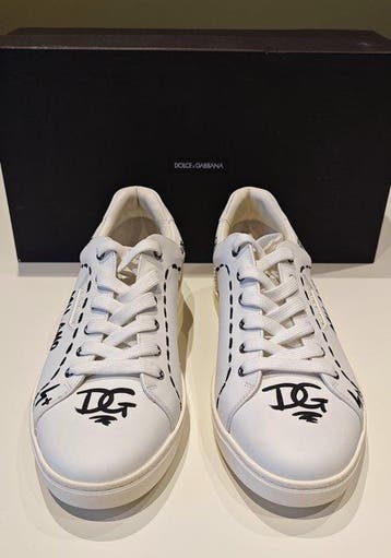 Dolce & Gabbana - Milano printed leather sneaker - Sneakers, Kleding | Heren, Nieuw