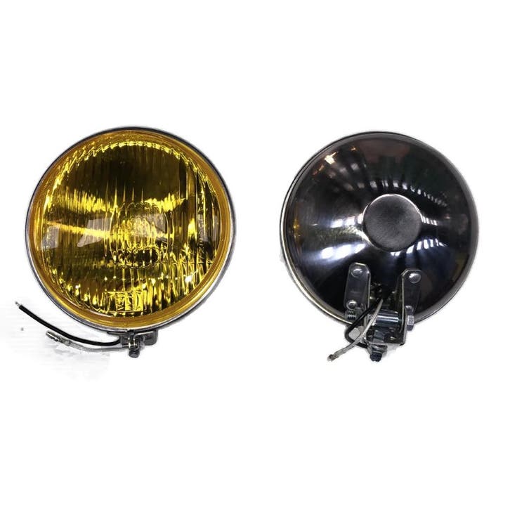 Koplampen set geel, 2 stk. , Austin Healey, Sprite., Auto-onderdelen, Verlichting, Nieuw, Mini, Oldtimer onderdelen, Overige automerken