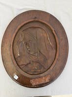sculptuur, Vergine Maria addolorata - 50 cm - Hout, Brons