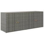 Poly Rattan Tuinkast | Tweede Kansje | OP = OP, Tuin en Terras, Verzenden, Nieuw, Kunststof, Overige typen
