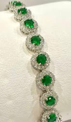 Zonder minimumprijs - Armband Zilver - 2.30ct. tw. Topaas, Nieuw