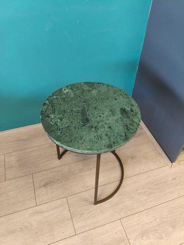 Groen Marmer Gouden - Table dappoint - Métal, Marbre, Maison & Meubles