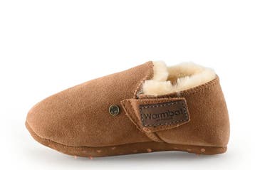 Warmbat Pantoffels Meisjes in maat 28 Cognac, Kinderen en Baby's, Verzenden, Schoenen, Zo goed als nieuw, Jongen of Meisje