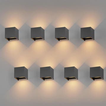 8x LED Buitenlamp 12W Dimbaar | Retour deal | Sla nu toe!, Verzenden