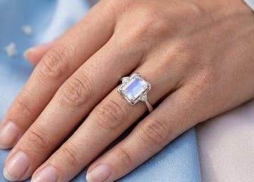 Zonder minimumprijs - Verlovingsring Zilver - 2.00ct. tw.