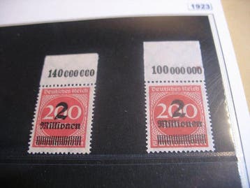 Duitse Rijk - Zeer mooie postzegelverzameling INFLA OR,
