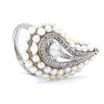 Bague de cocktail - 14 carats Or blanc - 8.03ct. tw. Diamant