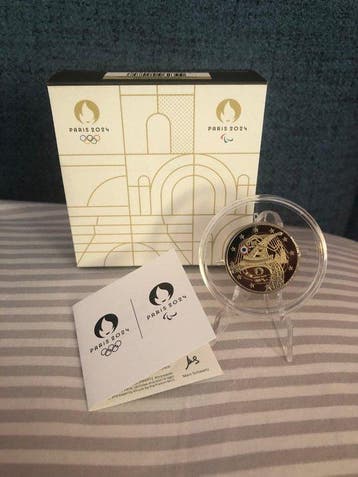 France. 2 Euro 2024 La Tour Eiffel Danse Proof (Sans prix