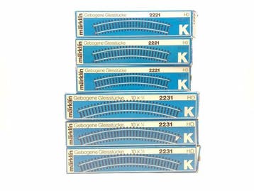 Märklin H0 - 2221/2231 - Voie ferrée pour trains miniatures
