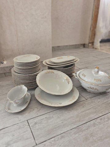 Tafelservies voor 12 (43) - Porselein - Zeh Scherzer Beieren