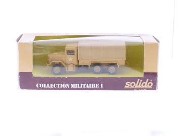 Schaal 1:50 Solido 3029 Kaiser Jeep T-as militair ( incom..., Ophalen of Verzenden