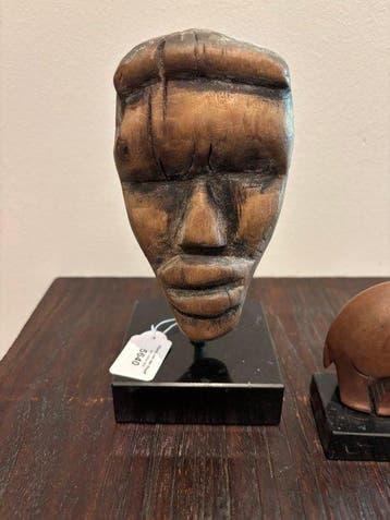 Snijwerk, Africa Nederland - 21 cm - Hout, Antiek en Kunst