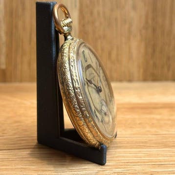 Hampden - Wm. McKinley 17 jewels 10K Supreme gold filled, Bijoux, Sacs & Beauté, Montres | Hommes