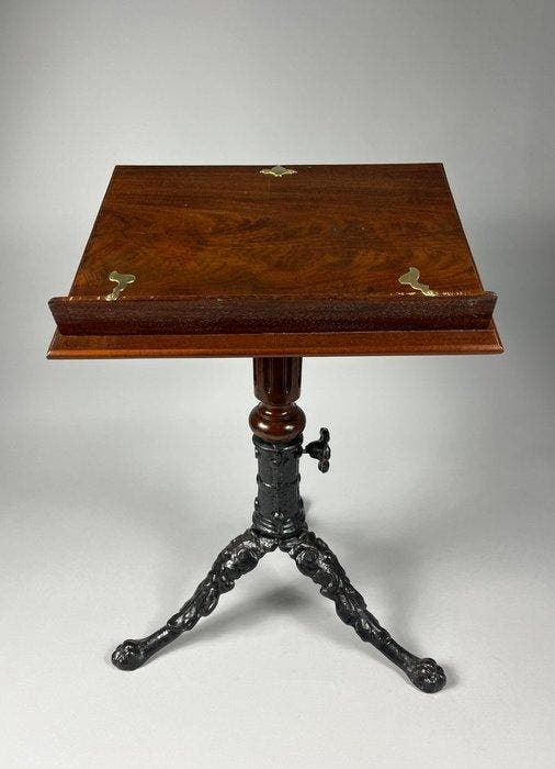 Tafelstandaard - Mahonie, Antiek en Kunst, Curiosa en Brocante