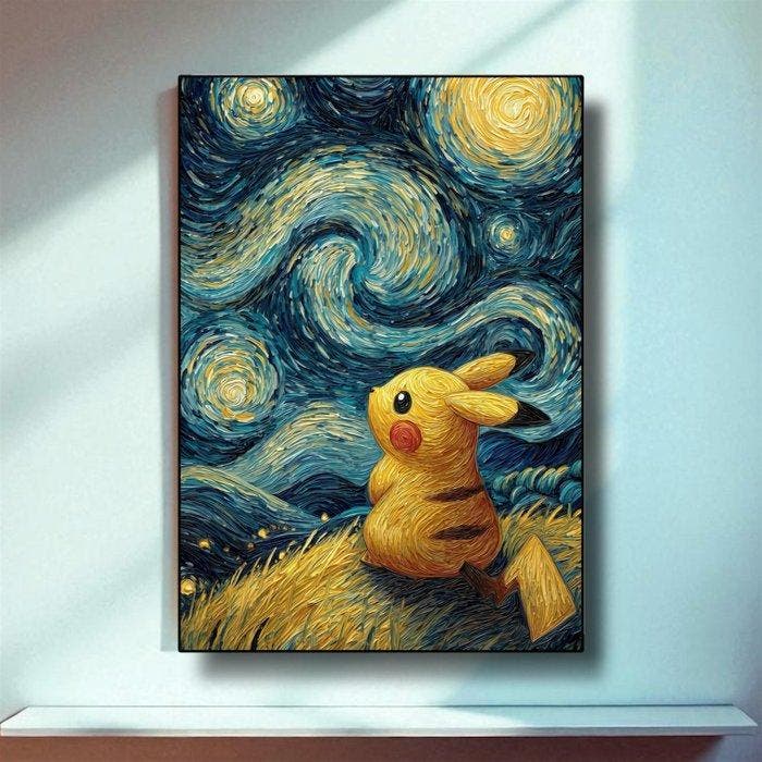 Antonym - Pikachus Starry Night V2 – Impressionist Electric, Games en Spelcomputers, Spelcomputers | Overige Accessoires