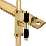 Kruk-espagnolet Ton Ebben messing gelakt inclusief 1 stang, Doe-het-zelf en Bouw, Deuren en Vliegenramen, Nieuw