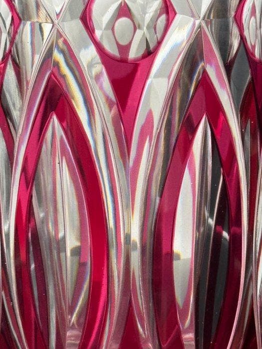 Val Saint Lambert - René Delvenne - Vase - Cristal - Vase, Antiquités & Art, Antiquités | Verre & Cristal