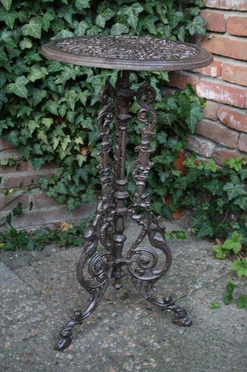 Plantentafel - Gietijzer - Zware Tuintafel - 70 cm