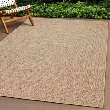 vidaXL Vloerkleed ZIZUR binnen en buiten 200x200 cm jute, Verzenden, Nieuw