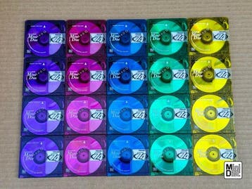 Maxell MD Color 74 minuten - MiniDisc Aantal items: 20, Nieuw