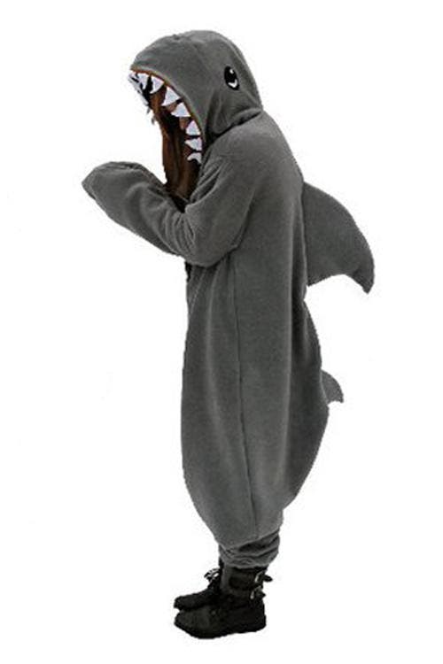 Onesie Haai Pak 152-158 Haaienpak Kostuum Grijs Vis Shark Ki, Kinderen en Baby's, Carnavalskleding en Verkleedspullen, Nieuw, Ophalen of Verzenden