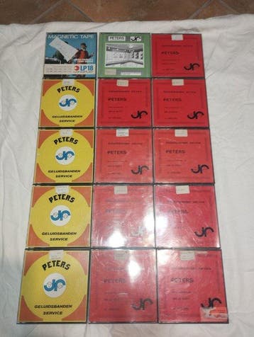 Lotto bobine 18 cm – Vintage Reel-to-Reel - 18 cm spoelen